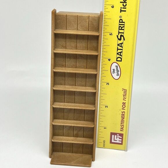 Calico Critters Book Shelf Ladder Stairs Replacement Red Roof Cozy Cottage Home - Picture 4 of 7